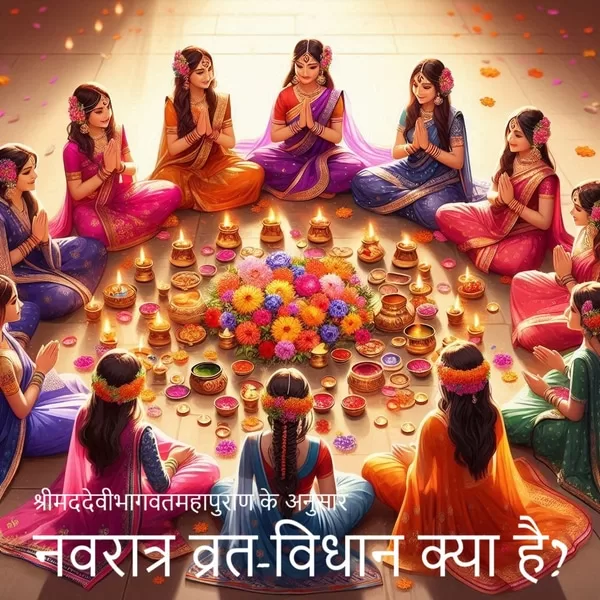 श्रीमददेवीभागवतमहापुराण के अनुसार नवरात्रि कन्या भोज navratri kanya pujan vidhi नवरात्रि में कन्या को क्या दे how to do navratri kanya pujan